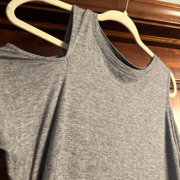 All Saints Elegant Gray Long Sleeve Dress - Picture 3 of 4